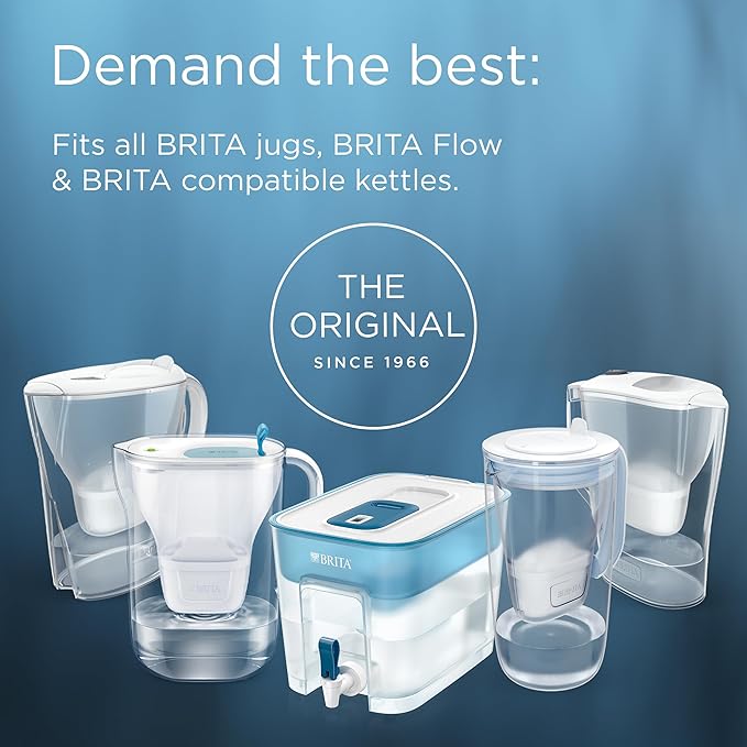 BRITA MAXTRA PRO Pure Performance Water Filter Cartridge - 6 Pack - Original BRITA Refill reducing impurities, Chlorine, PFAS, pesticides and limescale for tap Water with Better Taste