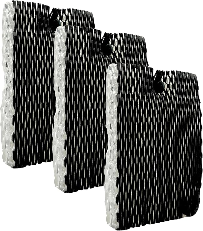 Nispira HWF100 Super Wick Humidifier Filter Replacement for Holmes Bionaire Sunbeam HM6000 HM6000RC HM6005 BCM7305 BCM7309 BCM7204 SCM7808 SCM7809, 3 Pack