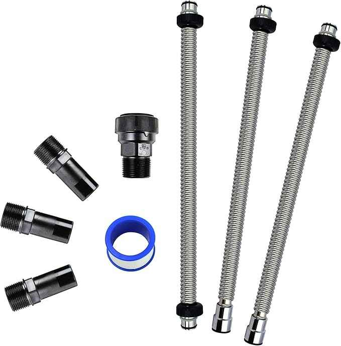APEC Water Systems Whole House System Dual Tank Installation Kit for Water Filter and Water Softener Combo System (WH-COMBOKIT)