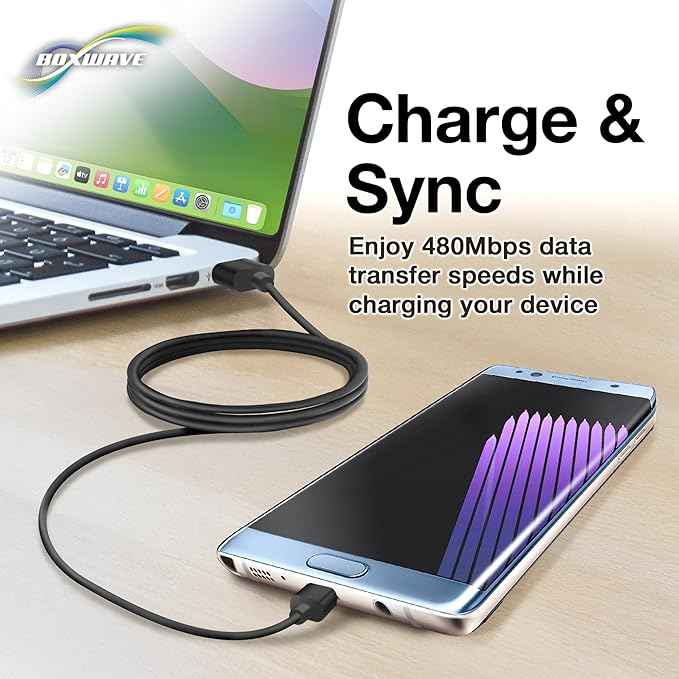 BoxWave Cable Compatible with LARQ Bottle PureVis 25 oz - DirectSync Cable, Durable Charge and Sync