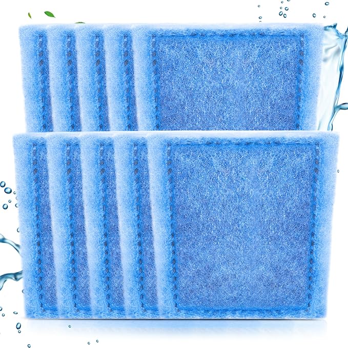 10 Pack Rite-Size C Filter Cartridges Compatible with MarineLand Penguin PRO Power Filters 275/375 & Original Penguin Power Filters 200/350 - Rite-Size C Replacement Filter Cartridges - AquaVibe