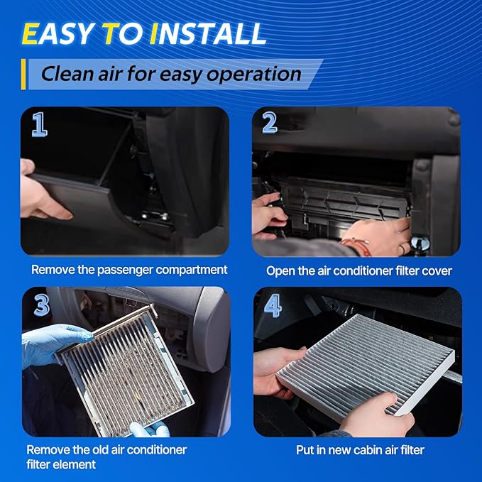 Cabin Air Filter Fits ML250, ML350, ML400, ML550, ML63 AMG, GL350, GL450, GL550, GLS450, GLS550, GLE350, Replacement for 1668300318