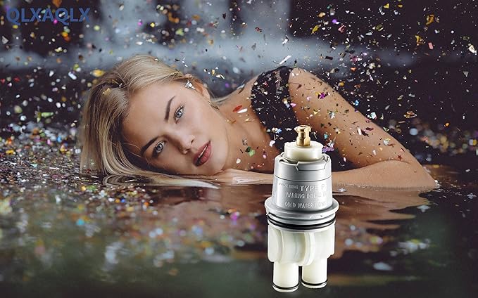 RP46074 Shower Cartridge for Shower and Tub 13/14 Series, Monitor Shower Parts,Single-handle MulitChioce Universal Valve Cartridge Assembly Water Cartridge-QLXAQLX