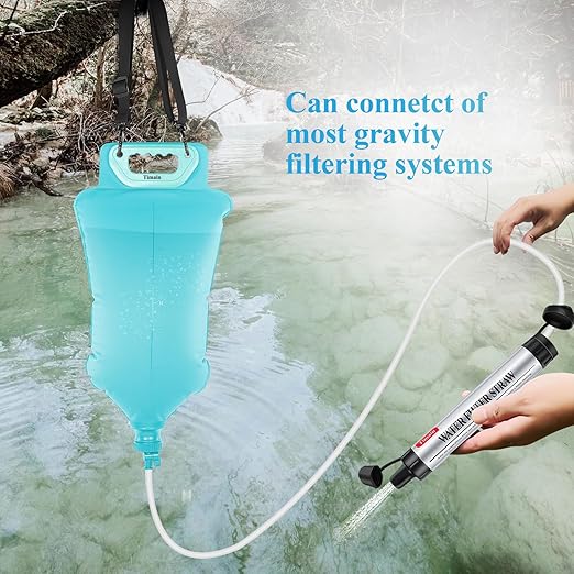 Timain 4-Stage Filtration,High Flow Rate Water Filter Straw,Water Purifier Survival for Emergency Kits,Travel,Camping, Hiking,Fishing,Hunting (1)