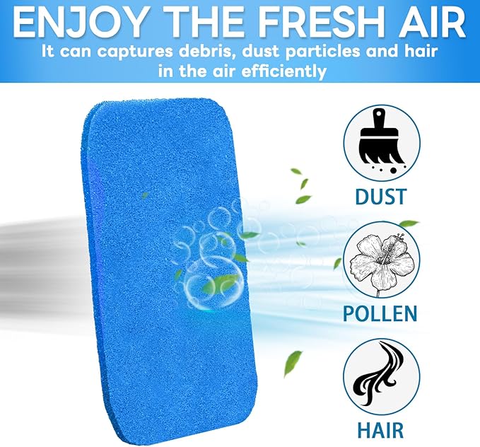 RV AC Filter Reusable, 12.875 x 5.5 RV Air Filters for Air Conditioner Vent, Washable AC Filter 4Pcs - AquaVibe