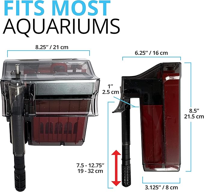Fluval C4 Power Filter, Fish Tank Filter for Aquariums up to 70 Gal. - AquaVibe