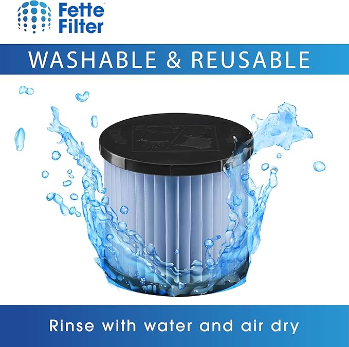 Fette Filter - Fette Filter - A32RF08 Fine Dust Replacement Filter Compatible With RYOBI 18V ONE+ P3240, PCL733, and PCL734 Compare to Part # A32RF08. Pack of 4