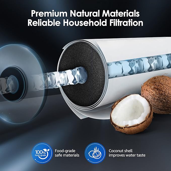 Waterdrop FXHTC AP810 10" x 4.5" Whole House Water Filter, Replacement for GE® FXHTC, 3M® Aqua-Pure AP810, Culligan® RFC-BBSA, W50PEHD, GXWH40L, GXWH35F, DuPont WFHD13001, Pentek® R50-BB - AquaVibe