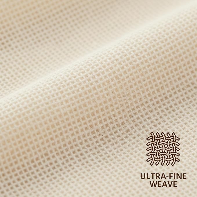 Cheesecloth | Nut Milk Bag, Fine Mesh Filter, Reusable Straining| Grade 50 (1 Sq yard) | Cotton Unbleached Butter Muslin cloth for Cooking, Yogurt, Juicing| Cheese Cloth for Crafts|1 Pack (9 Sq Feet)