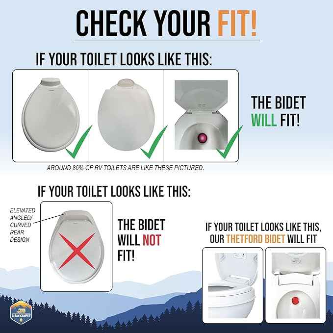 The Original RV Bidet Self-Cleaning Dual Nozzles | Non-Electric, Reversible Design | Easy Installation, RV Waterline Compatible | Adjustable Gentle Water Pressure | Eco-Friendly