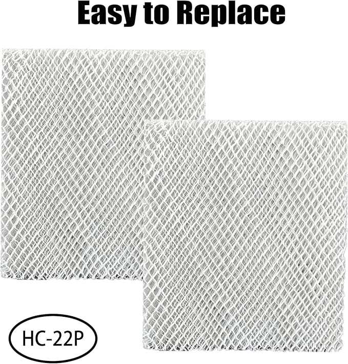 HC-22P HC22E1003/U Whole House Humidifier Filter Pad Replcement for Honeywell HE100, HE150 HE220 HE225 HE240 Humidifiers, Part # HC22P HC22P1001 HC22A1007 HE100A1000 (2 Pack) - AquaVibe