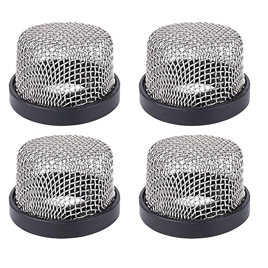 SEAFLO Stainless Steel Mesh Strainer ¾ Inch-14 | Aerator Screen Strainer for Livewell Pump | Corrosion-Resistant, Easy Installation, Marine-Grade Stainless Mesh (4-Pack)
