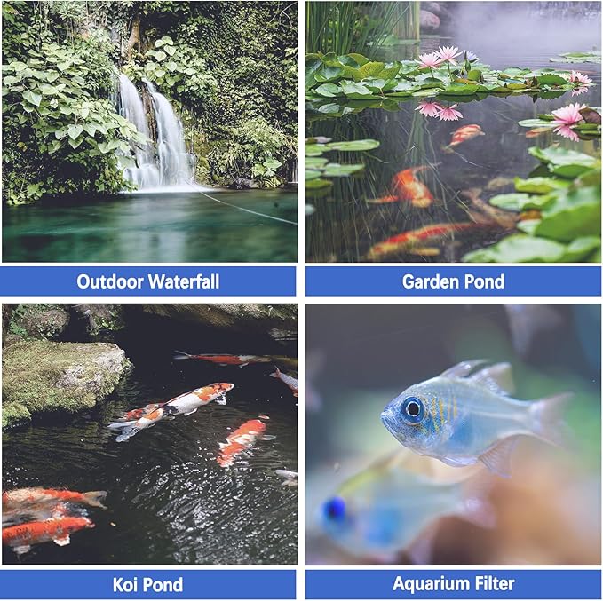 Classic Koi Pond Filter Pad, 18” x 36" Thick Aquarium Filter Floss Roll Reusable Cut to Fit Aquarium Media Pad for Outdoor Koi Ponds, Aquariums, Fish-Safe Polyester Material