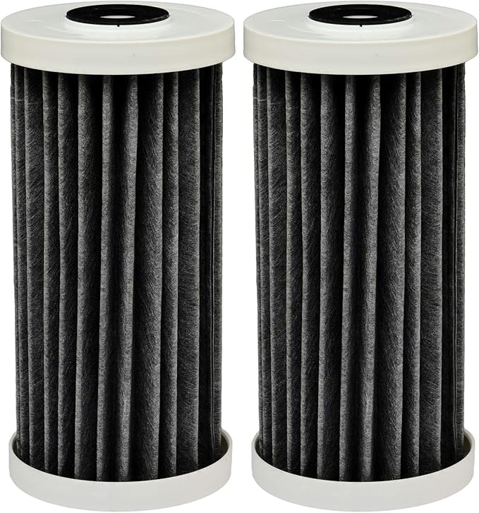 EcoPure EPW4F Premium FACT Universal Whole Home Water Filter - Innovative Product - Better Filtration and Longer Life Versus Most Whole Home Water Filters (Pack of 2)