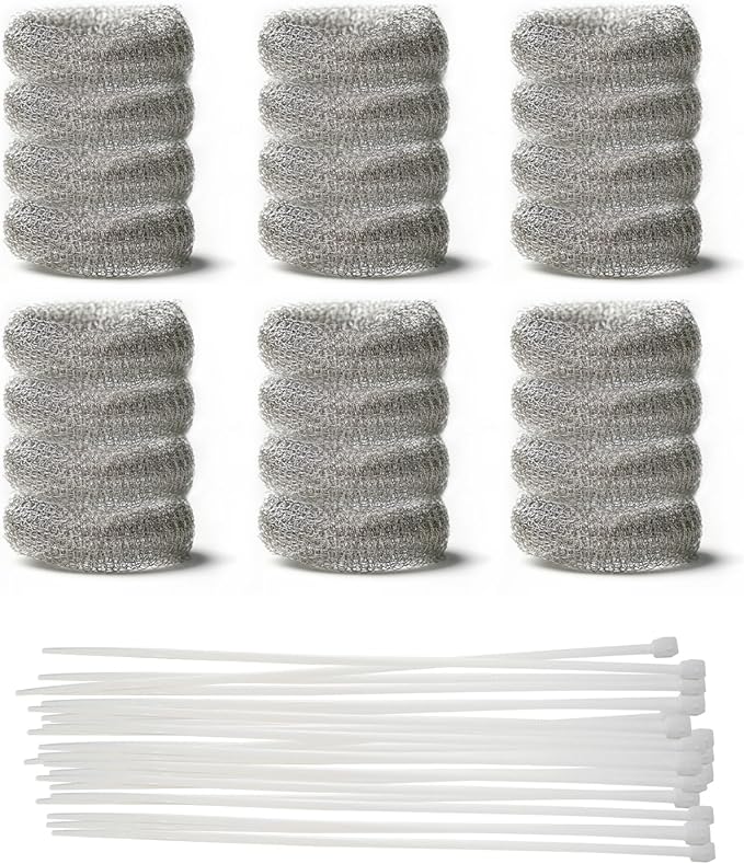 24 PCS Washing Machine Drain Lint Trap, Lint Traps, Lint Catcher for Washing Machine, with 24 Nylon Cable Ties
