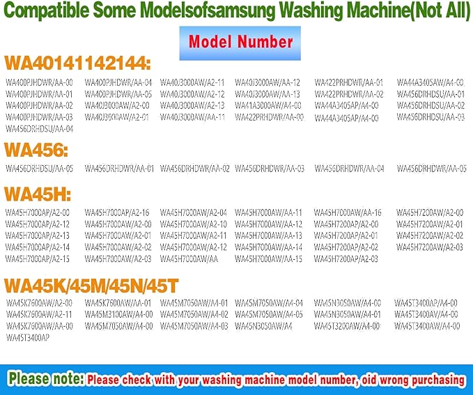 Upgraded DC97-19289F DC97-19289B PX3516-01 Washer Drain Pump Assembly Compatible with Samsung Washing Machine Replaces DC97-19289A DC97-17366A DC97-17366J DC97-17349B AP6806651 PS12592631 EAP12592631