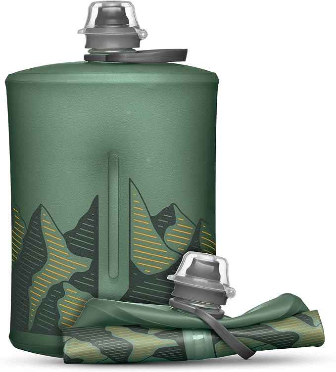 HydraPak Stow Collapsible Water Bottle – 350ml, 500ml, 1L – Ultralight, Leak-Proof, BPA-Free, Filter Compatible Travel & Hiking Flask