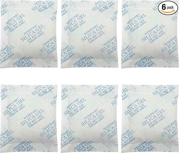 6-Pack Replacement Desiccant Bags for PETLIBRO Automatic Pet Feeders Cat Dog Feeders Desiccant Bag (6)