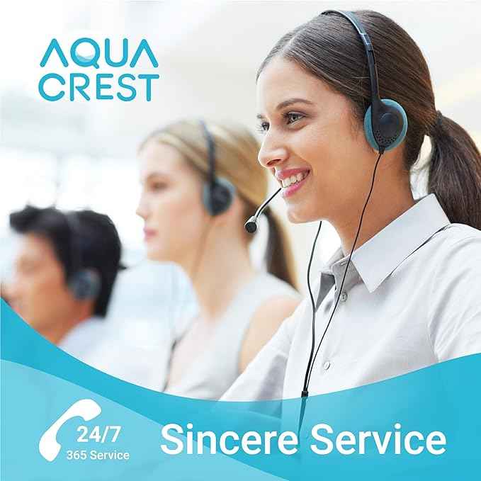 AQUA CREST Shower Filter Replacement for JOLIE® FILTERED SHOWERHEAD, High Pressure Shower Filter Replacement Cartridge For Healthier Hair and Skin, 2 Pack