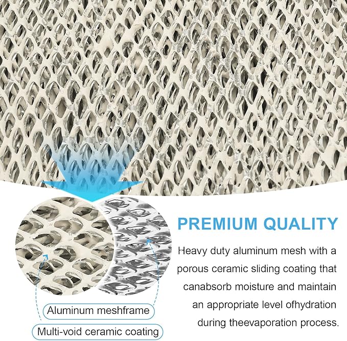 35 Water Panel Humidifier Filter Replacement Made of Aluminum Mesh for AprilAire Humidifier Models 350, 360, 560, 560A, 568, 600, 600A, 600M, 700, 700A, 700M, 760, 760A, 768 (2Pack)