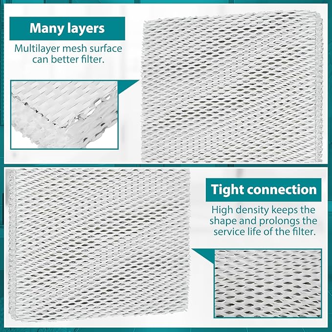 HASMX Humidifier Filter Replacement for Aprilaire Model 600 Humidifier Water Pad Filter 10" x 13" x 1-5/8" (1-Pack) - AquaVibe