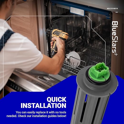 BlueStars WD21X10519 Dishwasher Flood Switch - Compatible with GE Dishwashers ADT, CDT, DDT, GDF, GDT, PDT, ZDT Series - Replaces WD21X10492 WD21X20204 3028650 PS8690623
