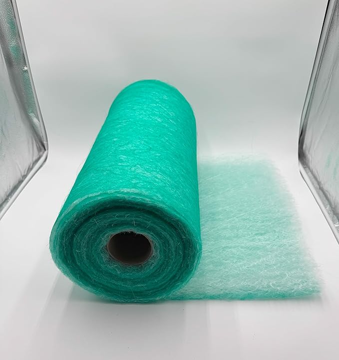 Paint Booth Exhaust Fiberglass Filter, Paint Arrestor for Spray Booth (48" x 100ft)
