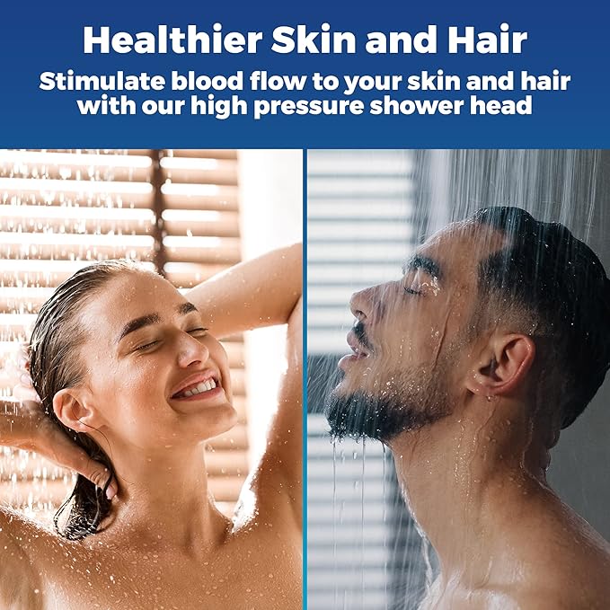 High Pressure Shower Head - Anti-Clogging Silicone Nozzles - 2.5 GPM Removable Restrictor - Easy Clean Adjustable Replacement - easy to install with Plumbers Tape - 6 inch - Oil Rubbed Bronze Finish - AquaVibe