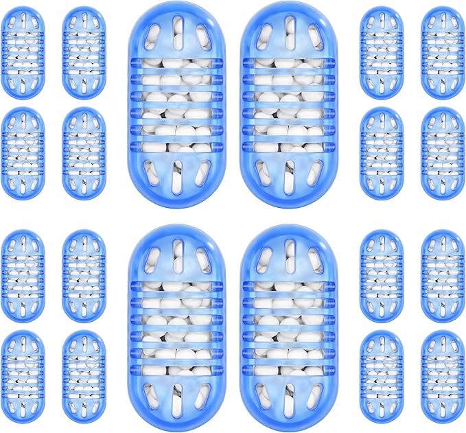 [2025 VER] 20X Humidifier Cleaner, Demineralization Cartridge for Humidifier Compatible with Protec Demineralization Cleaning Ball, Homedics Filter Replacement & Humid Clean Cartridge
