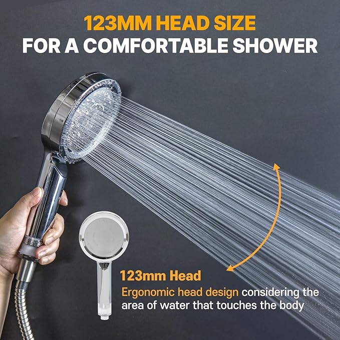 Premium Filter Shower Rooted in Korea’s Luxury Beauty Culture – Pure Carbon Filters for Softer Skin & Smoother Hair | Carbon Composite Filter l 6 Month Advanced Filtration Set (JNE300ㅉ-SET-6MO)