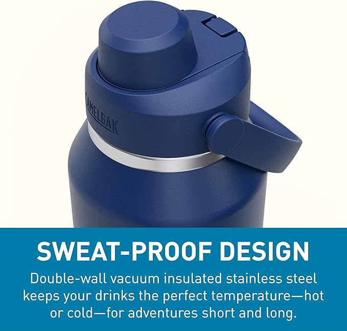 CamelBak Thrive Chug Insulated Stainless Steel Water Bottle Navy, 40oz