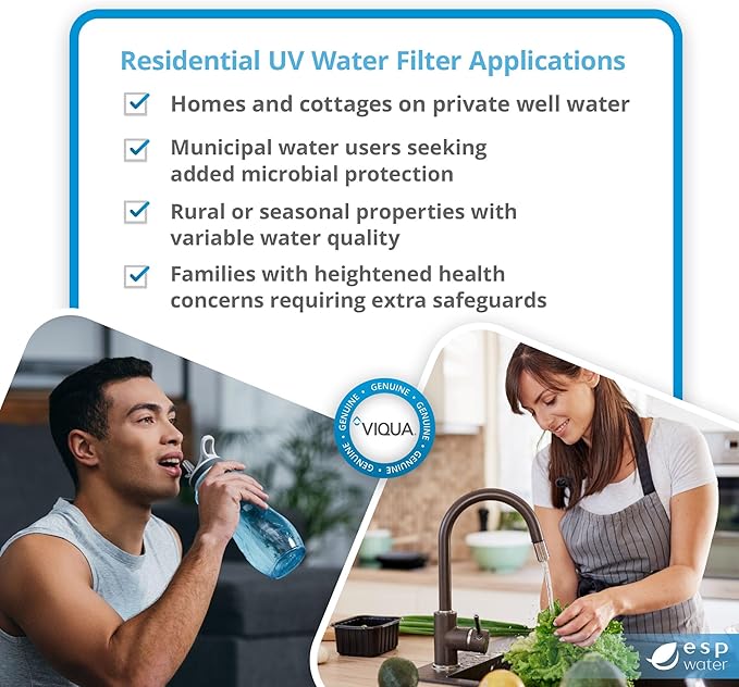 Viqua QSO-150 UV Quartz Sleeve Replacement for VH150 System Genuine OEM Part Durable Protective Sleeve for Reliable Ultraviolet Water Treatment Performance