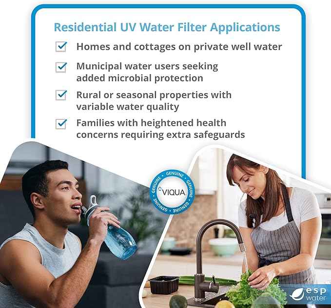 Genuine Viqua SHO740-QL Lamp and UV Quartz Sleeve Kit for SPV-15, SPV-740, SP740-HO, SC/SCM-740 Ultraviolet Water Filtration Systems