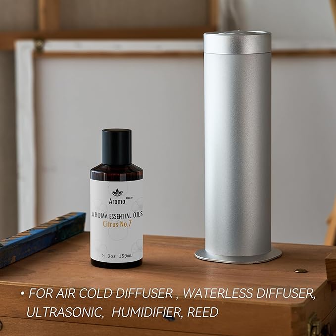 Scent for Diffuser - Citrus No.7 - Luxury Hotel Inspired Home Aromatherapy Diffuser Oil - Lemon, Juicy Citrus and Blood Orange - for Diffuser, Humidifier, Ultrasonic, Reed - 150ML