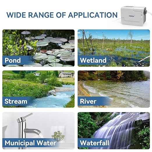 Portable Water Filter with Hybrid and RO Filter, Hiking Water Purifier System for Camping, Survival Gear Purification for Drinking