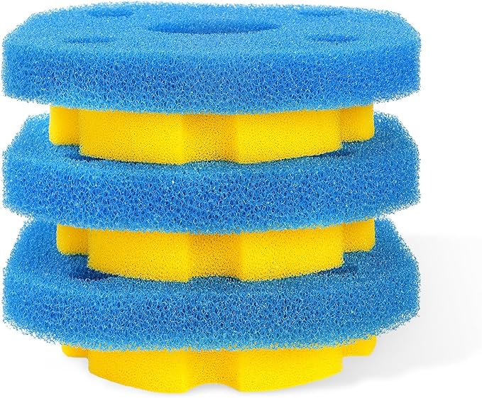 AQUANEAT Replacement Sponge Filter Media Pad Compatible with VIVOHOME/VIVOGROW 2380 GPH/2630 GPH or SUNSUN CPF-250/180 Pressure Pond Filter Foam Koi Fish