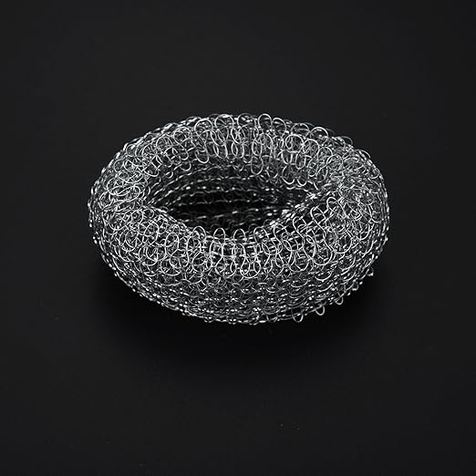 Shappy 20 Pieces Lint Traps Washing Machine Drain Hose Filter Stainless Steel Snare Laundry Mesh Washing Machine Lint Trap Catcher with 20 Pcs Pieces Cable Ties - AquaVibe