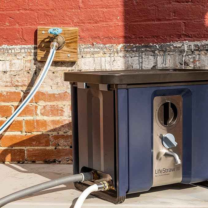 LifeStraw Max – High Flow, High-Capacity Water Filter and Purifier for Survival, Emergencies, and Humanitarian Aid
