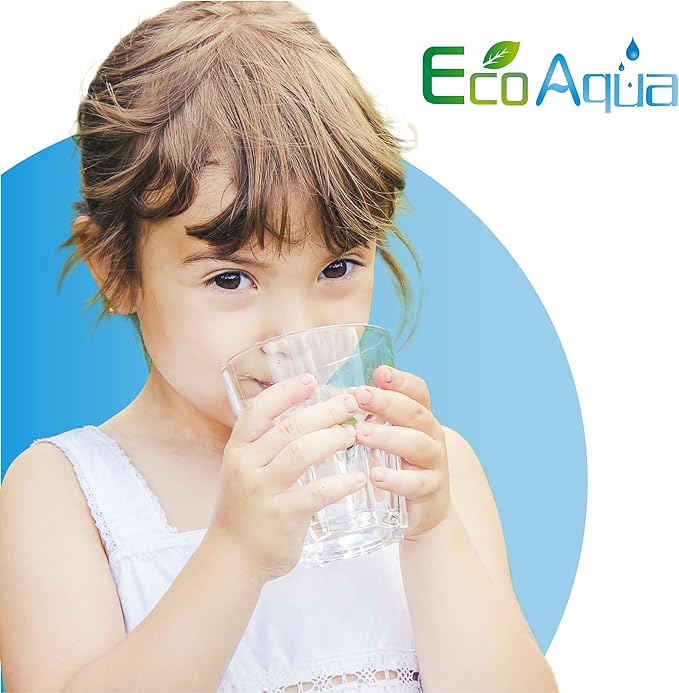 EcoAqua EFF-6005A Replacement for LG® LT500P®, 5231JA2002A, ADQ72910901, Kenmore GEN11042FR-08, 9890, 46-9890 Refrigerator Water Filter, 3 Pack