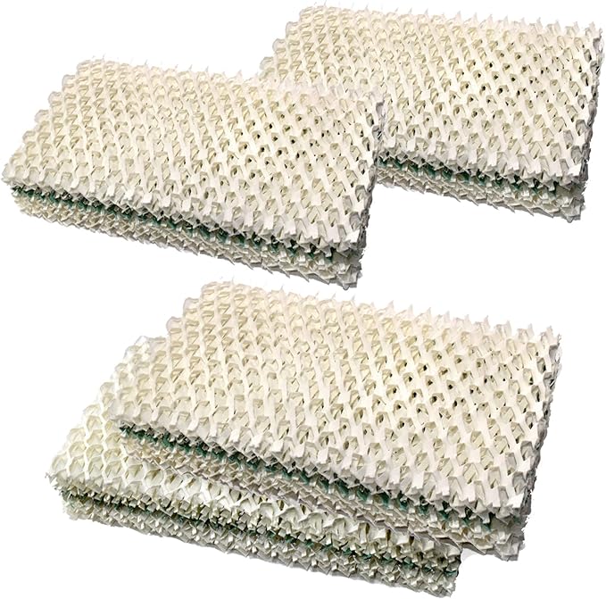 HQRP 4-Pack Wick Filter Replacement for Idylis 828413B002 Compatible with IHUM-10-140 / I HUM 10 140 4-Gallon Humidifier - AquaVibe
