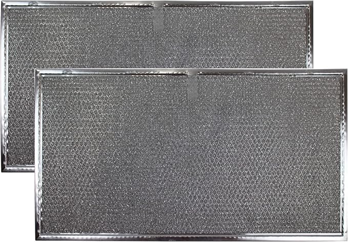 Filter Everything Replacement Aluminum Range Hood Filter Compatible with Whirlpool Y706012 – 9” x 16.5” x 0.03” – 2-Pack – Fits Whirlpool, GE, Samsung, KitchenAid, Maytag Models