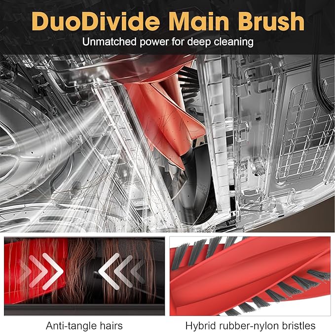 25PCS Qrevo S5V Replacement Accessories Kit Compatible with Roborock Qrevo Curv/Curv S5X/Qrevo Edge/Edge S5A Includes Dual Main Brush, HEPA Filters, Mop Pads, Side Brushes, Dust Bag and Tools - AquaVibe