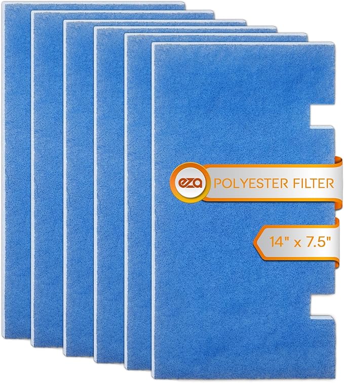 RV Air Conditioner Filter - 14" x 7.5" RV AC Replacement Filters For Dometic Air Grille 3313107.103, 3105012.003 MERV 8 Air Filter (6 Pack) - AquaVibe