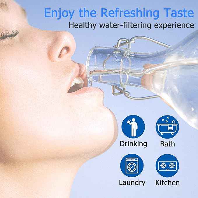 5 Stage ROES-100 RO Water Filter Replacement FILTER-MAX-ES100 100 GPD Set for APEC ROES-100 Reverse Osmosis System, 3/8" Output