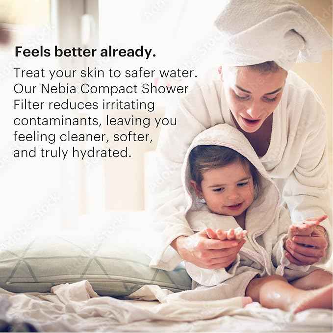 Brondell Shower Filter VivaSpring, Compact Rubbed Bronze – High Output, 100% High-Purity KDF Filtration, With FF-30 Filter Cartridge, Filtered Shower Water for Healthier Skin & Hair