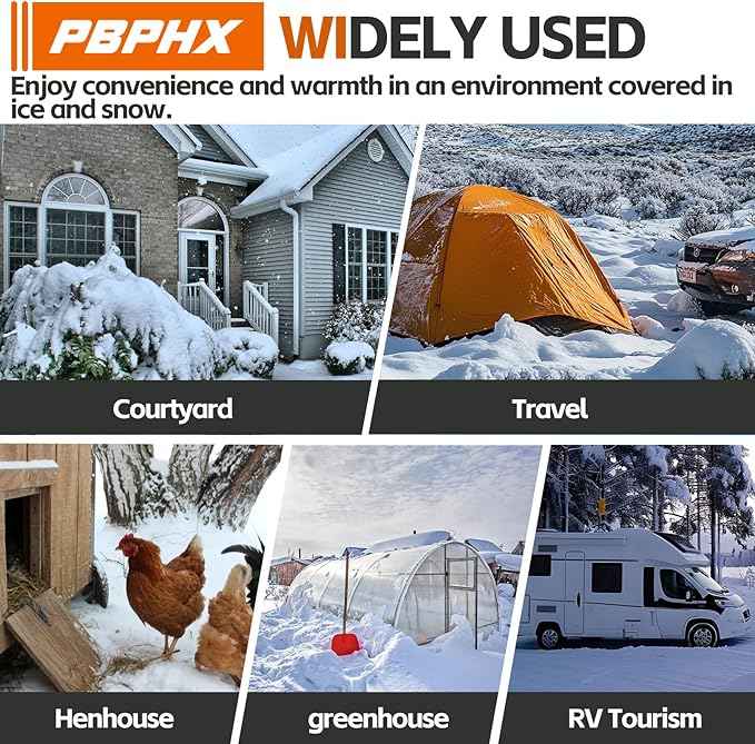 50FT Heated Water Hose for RV,Heated Drinking Water Hose with Thermostat,Lead and BPA Free,1/2"Inner Diameter,Temperatures Down to -40°F Self-Regulating,Blue Appearance