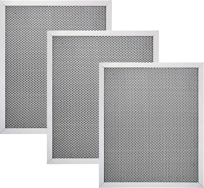HR Huare Technology 97007696 Charcoal Range Hood Filter, fits Broan,Kenmore,Nutone, Alternative S88152, K7588, S51113711, 41F, Size 8-3/4 x 10-1/2 Inch,3Pack