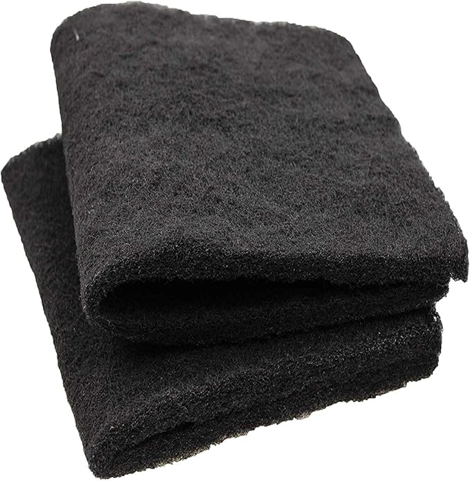 CFS – Pack of 2, Premium Super Activated Cut-to-Fit Carbon Pads for Aquariums – Pond Fresh Water & Saltwater Aquariums, Terrariums & Hydroponics – Charcoal Air Filter Sheet – 18