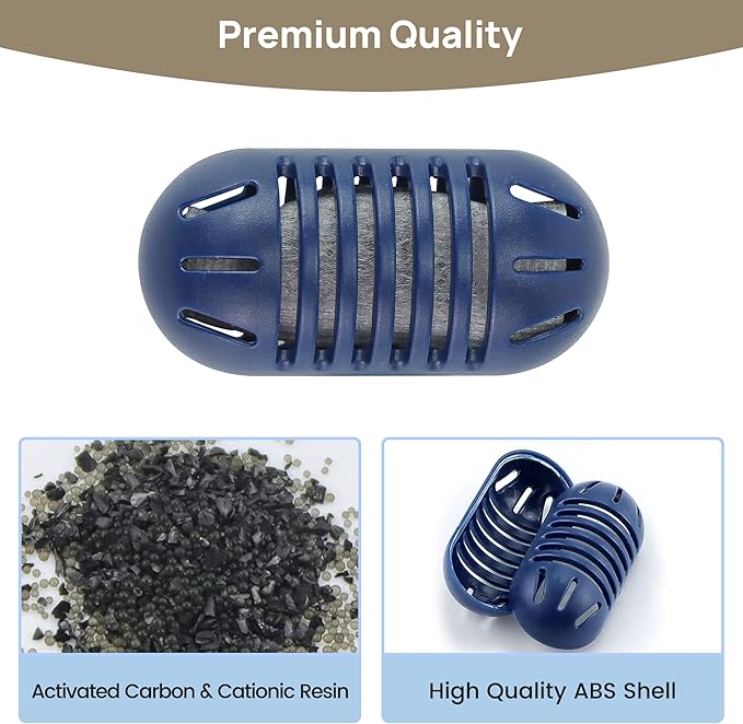 Demineralization Cartridge for Ultrasonic Humidifiers, Prevent Hard Water Build-Up, Reduces White Dust, Purifies Water Pack of 12