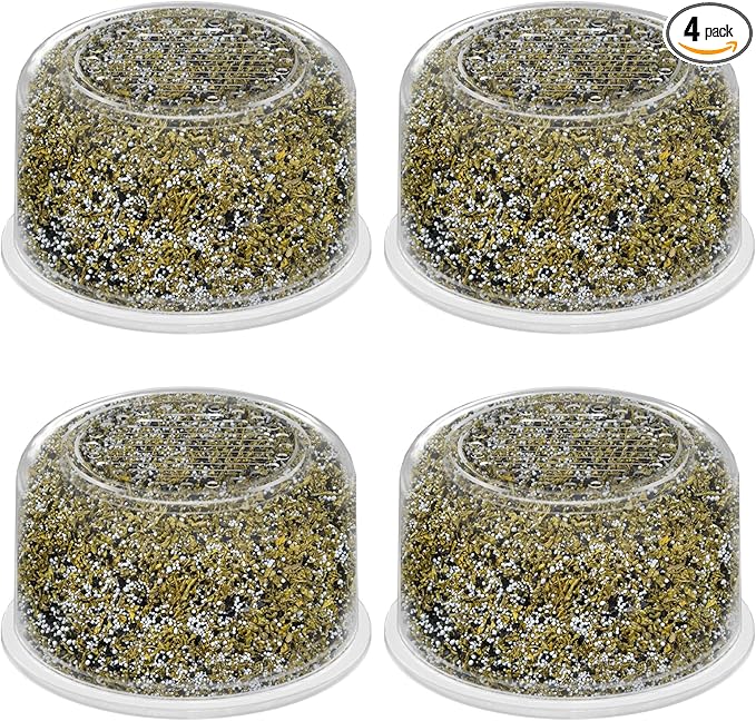 Shower Head Filter Replacement Cartridge Compatible with All Canopy Handheld & Fixed Filtered Shower Head, Shower Filter For Hard Water, 4 Pack
